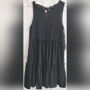 Very J Sleeveless Black Dress Size Small
